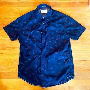 Denim & Flower Shirt